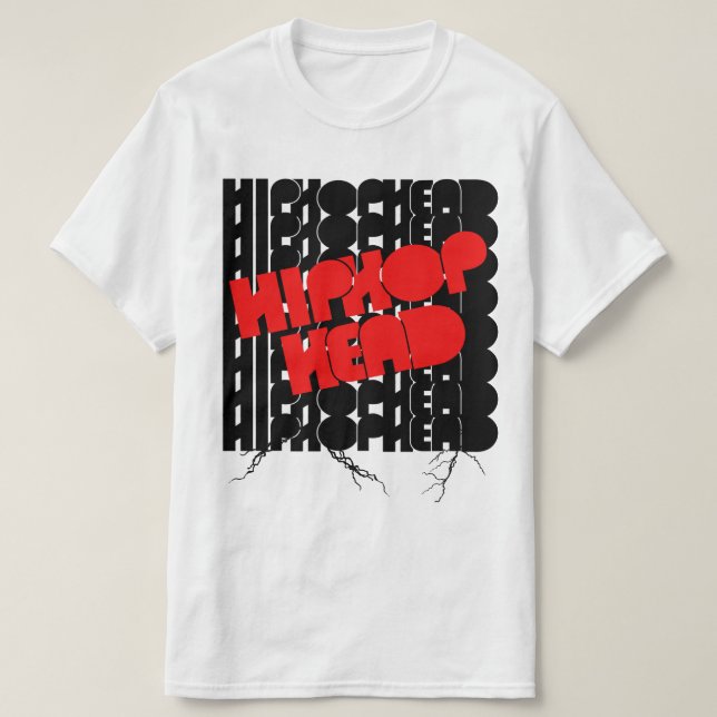 Old School Hiphop Head T - Shirt (Design vorne)