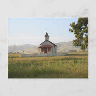 Old School House in der Nähe von Big Sur Postcard Postkarte
