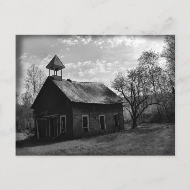Old School House Postcard Postkarte (Vorderseite)