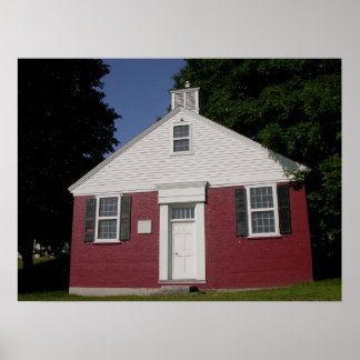 Old School House Poster