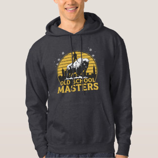 Old School Masters Retro Bull Graphic Hoodie