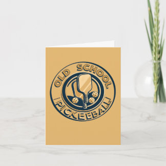 Old School Pickleball Paddle Karte