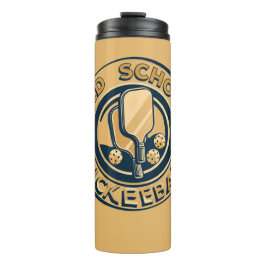 Old School Pickleball Paddle Thermosbecher