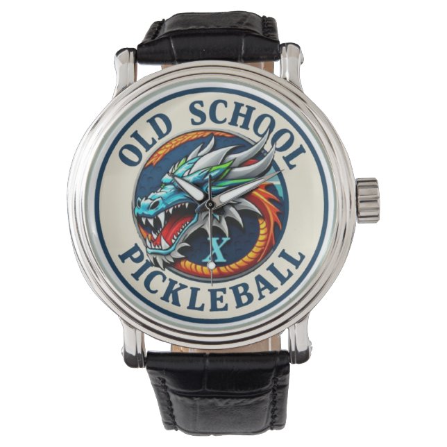 Old School Pickleball watch Armbanduhr (Vorderseite)