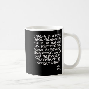 Old School Skool Rap Hip Hop Merch Lyric Quote 80e Kaffeetasse