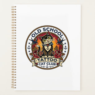 Old School Tattoo Katze Süße Kitty Design - Old Sc Planer