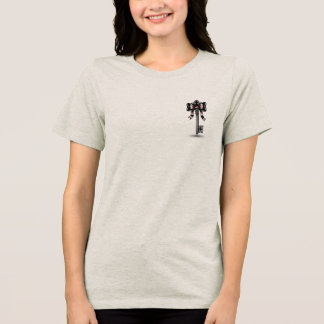 Old School Tattoo-Schlüsselskelett mit Schleife Li Tri-Blend Shirt