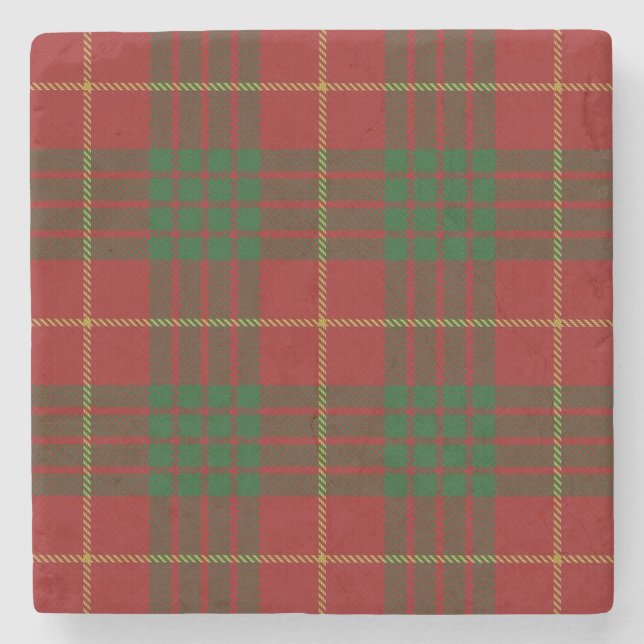Old Schotten Tavern Clan Cameron Tartan Steinuntersetzer (Vorderseite)
