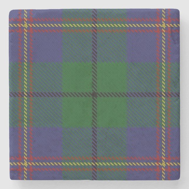 Old Schotten Tavern Clan Carmichael Tartan Steinuntersetzer (Vorderseite)