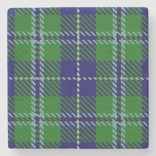 Old Schotten Tavern Clan Douglas Tartan Steinuntersetzer (Vorderseite)