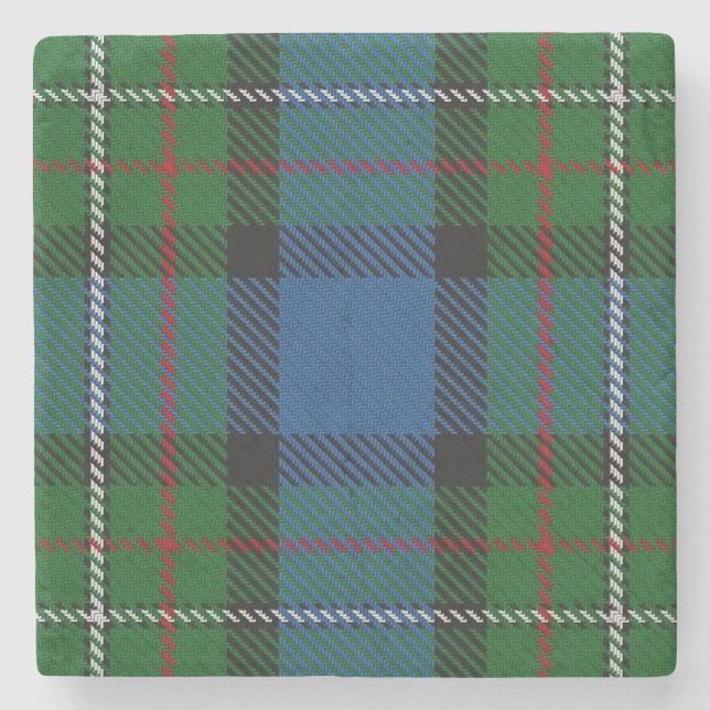Old Schotten Tavern Clan Fergusson Ferguson Tartan Steinuntersetzer (Vorderseite)