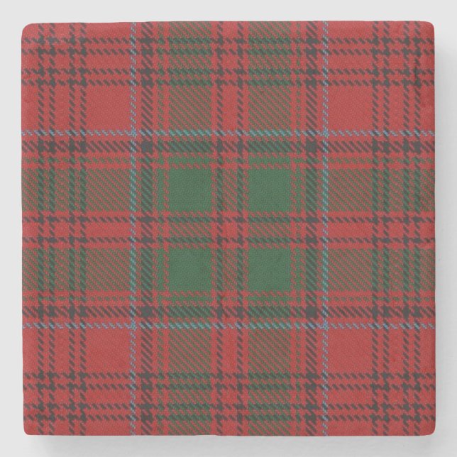 Old Schotten Tavern Clan Grant Tartan Steinuntersetzer (Vorderseite)