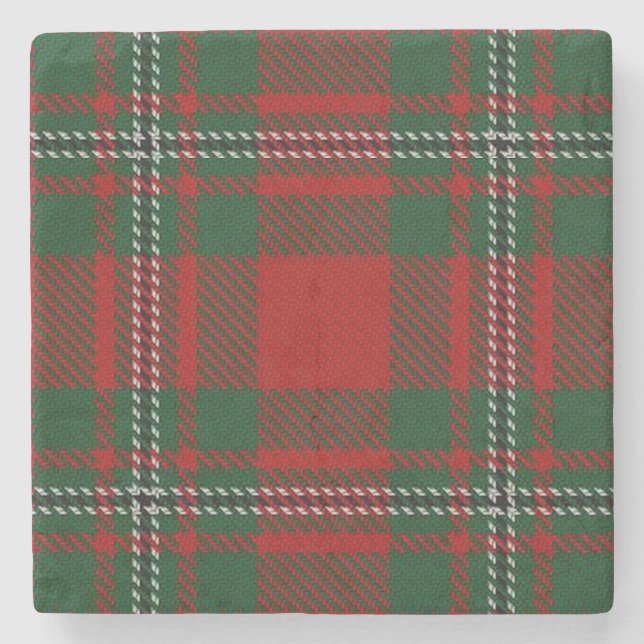 Old Schotten Tavern Clan Gregor MacGregor Tartan Steinuntersetzer (Vorderseite)