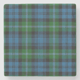 Old Schotten Tavern Clan Lyon Tartan Steinuntersetzer