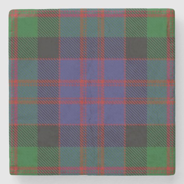 Old Schotten Tavern Clan MacDonald Donald Tartan Steinuntersetzer (Vorderseite)