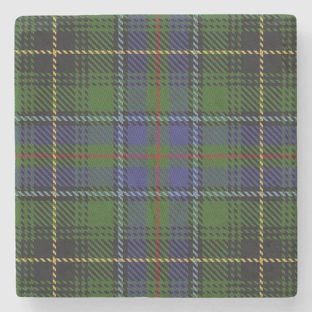 Old Schotten Tavern Clan MacInnes Tartan Steinuntersetzer (Vorderseite)