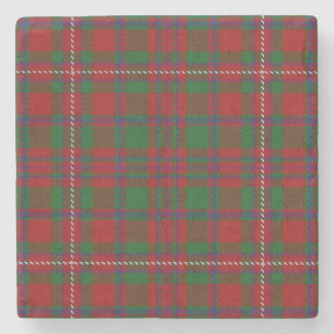 Old Schotten Tavern Clan MacKinnon Tartan Steinuntersetzer