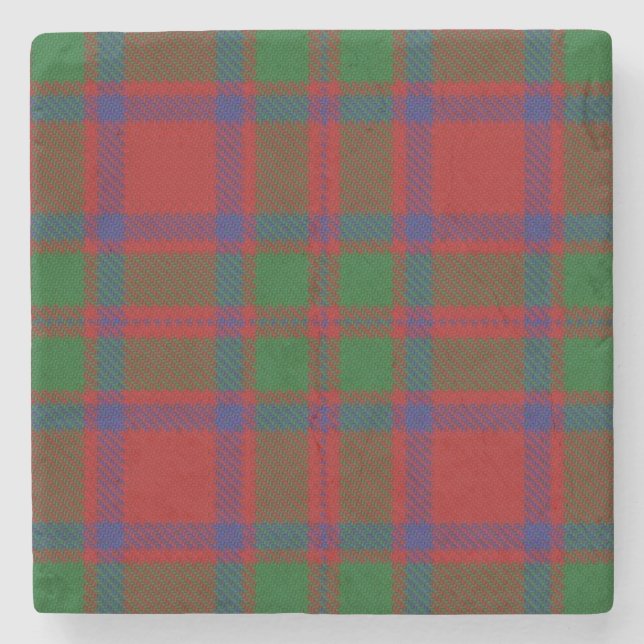 Old Schotten Tavern Clan MacKintosh Tartan Steinuntersetzer (Vorderseite)