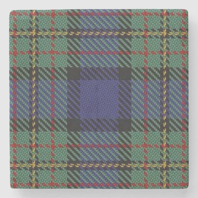 Old Schotten Tavern Clan MacLaren Tartan Steinuntersetzer (Vorderseite)