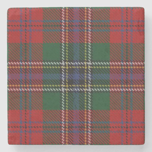 Old Schotten Tavern Clan MacLean Tartan Steinuntersetzer (Vorderseite)