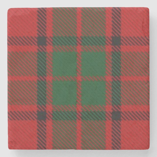 Old Schotten Tavern Clan Maxwell Tartan Steinuntersetzer (Vorderseite)