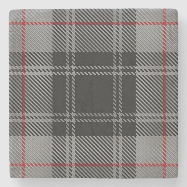 Old Schotten Tavern Clan Moffat Tartan Steinuntersetzer (Vorderseite)