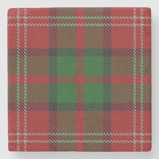 Old Schotten Tavern Clan Nisbet Tartan Steinuntersetzer (Vorderseite)