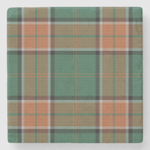 Old Schotten Tavern Clan Pollock Tartan Steinuntersetzer