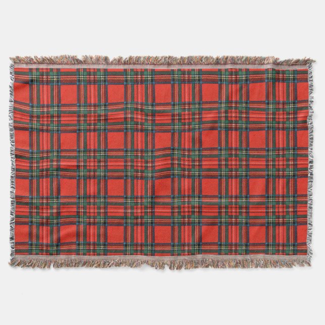 Old Scottish Tartan Decke (Vorderseite)