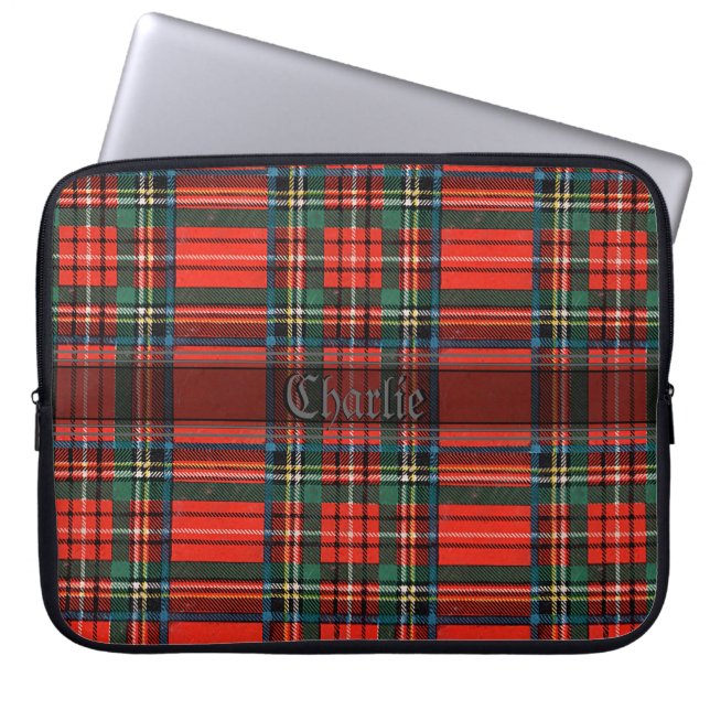 Old Scottish Tartan Laptopschutzhülle (Vorderseite)