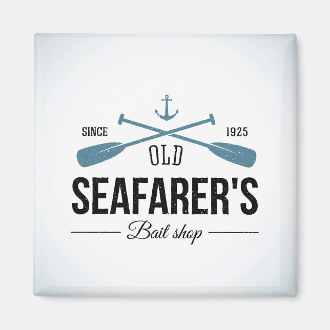 Old Seafarers Bait Shop Magnet (Vorne)