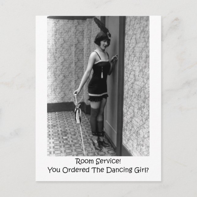 Old Silent Movie Foto Postkarte (Vorderseite)