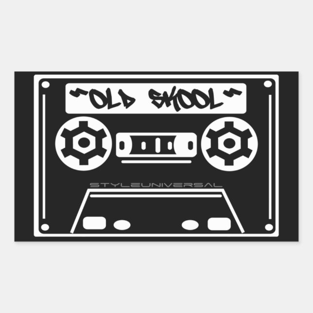 OLD SKOOL Aufkleber (Vorderseite)