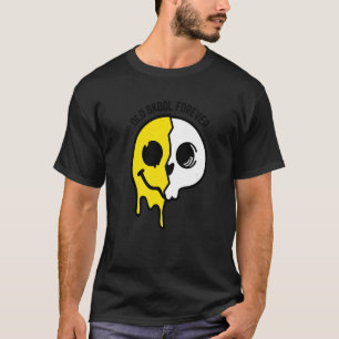 Old Skool Forever Skull Gesicht Original Raver Rav T-Shirt