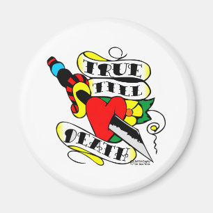 Old Skool Tattoo Wine tasting in der Fattoria Monc Magnet