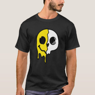 Old Skool Totenkopf Gesicht Original Raver Liebe R T-Shirt