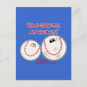 Old Softy im Herzen Postkarte