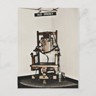 Old Sparky Postkarte