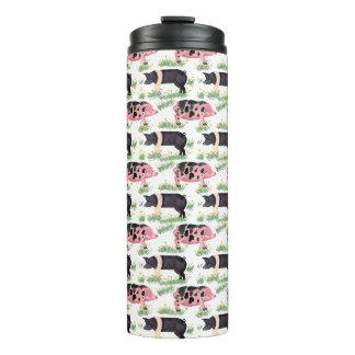 Old Spot Pig-Reisebecher – Bauernhof-inspirierte L Thermosbecher