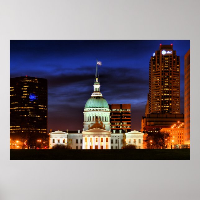 Old St. Louis Courthouse Closeup Poster (Vorne)