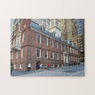 Old Staat House in Boston Massachusetts Puzzle