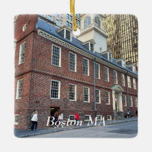 Old State House in Boston Massachusetts Keramikornament