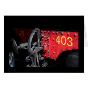 Old Steam Train Le Mastrou 403 Steam Motor Card