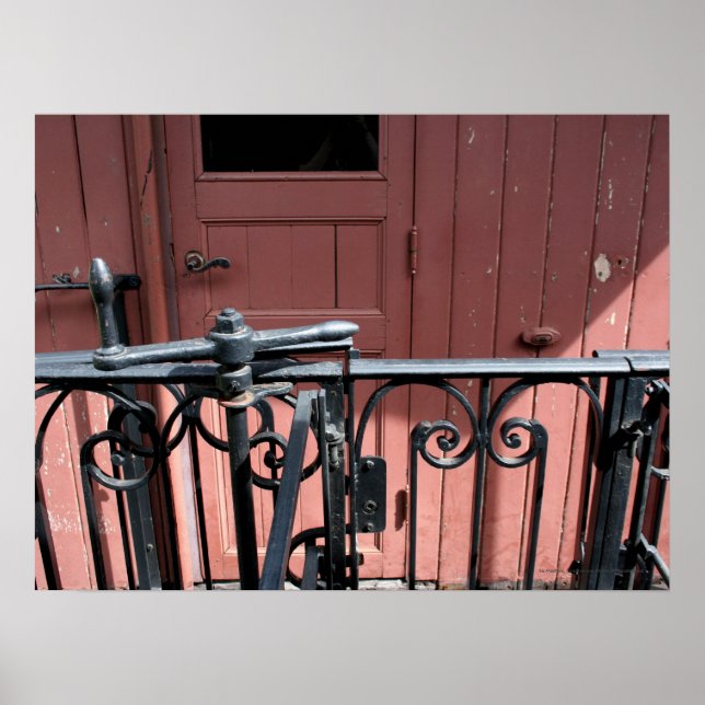 Old Steam Train Le Mastrou Brown Wagenposter Poster (Vorne)