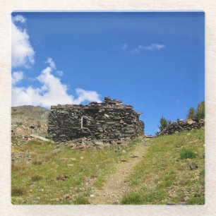 Old Stone Cabin at Gaylor Lakes, Tioga Pass Glasuntersetzer