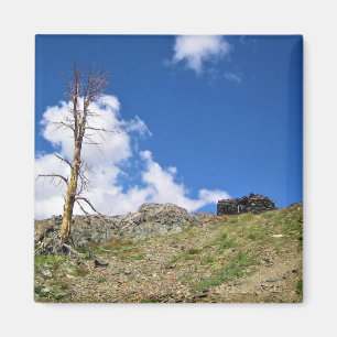 Old Stone Cabin at Gaylor Lakes, Tioga Pass Magnet