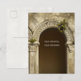 Old Stones, Old Stories, Poetic Architecture Postkarte
