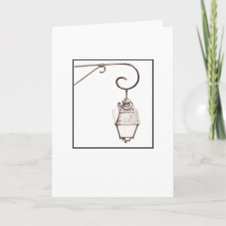 Old Street Light Card Karte
