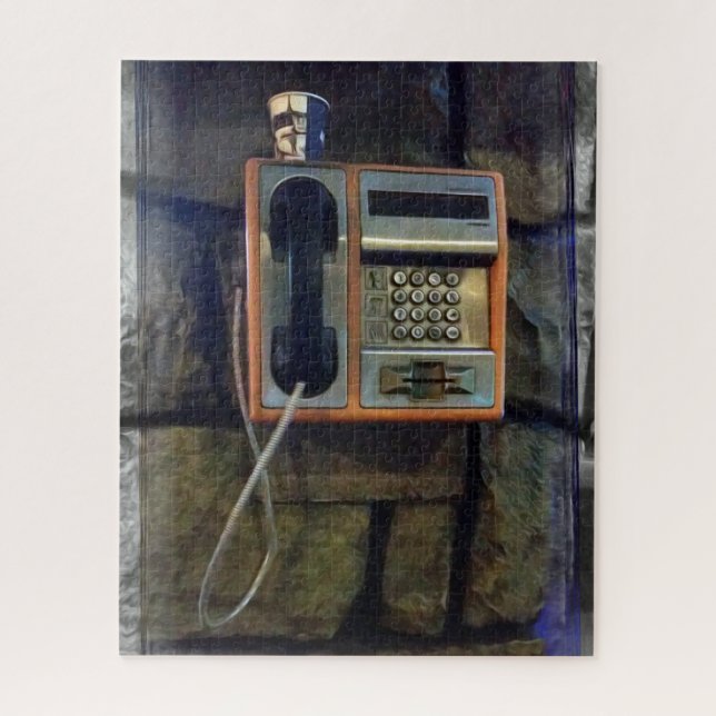 Old Street Telefon Puzzle (Vertikal)
