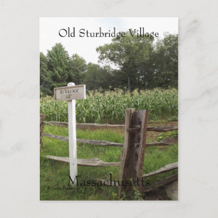 Old Sturbridge Village Massachusetts Postkarte